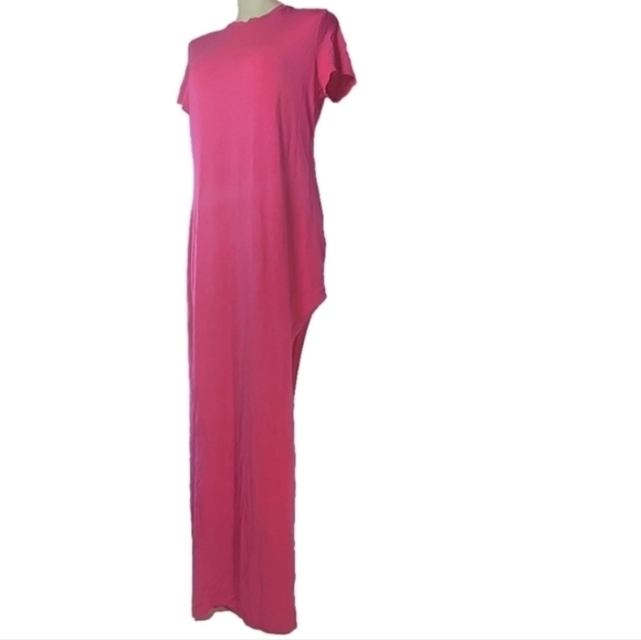 SHEIN Pink Asymmetrical Dress - Picture 3 of 5